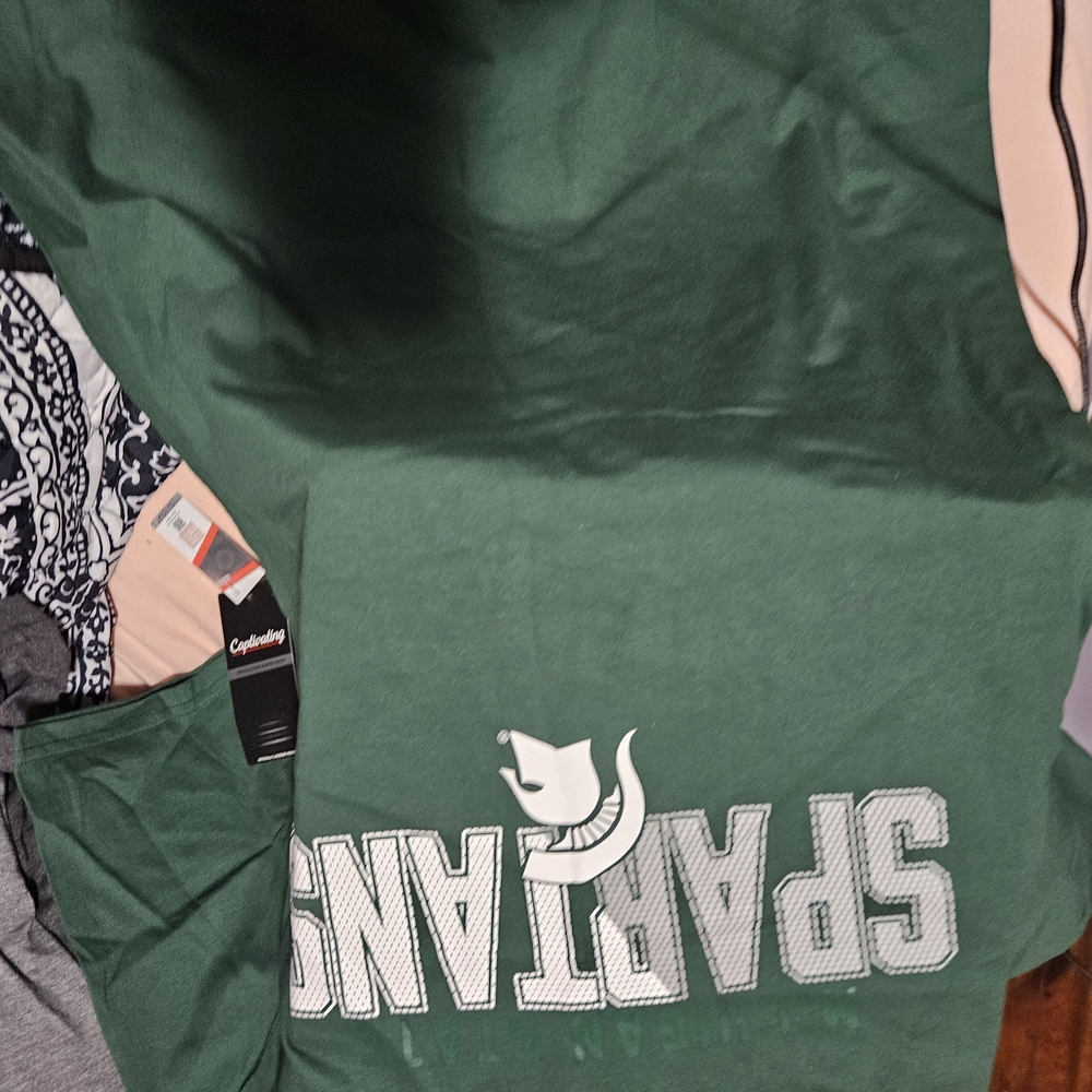 Gildan Green Spartans Short Sleeve Tee